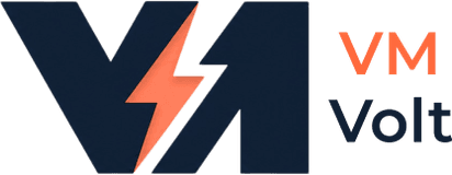 Logo VM Volt s.r.o. – elektroinstalace Kolín